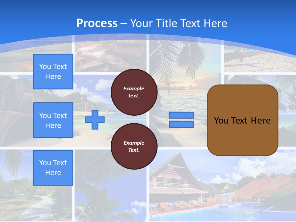Summer Beach Collage PowerPoint Template