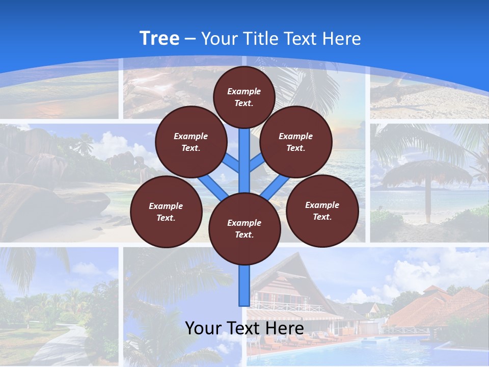 Summer Beach Collage PowerPoint Template