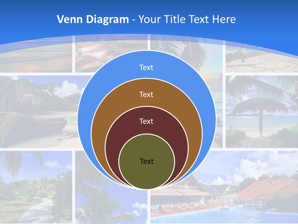 Summer Beach Collage PowerPoint Template