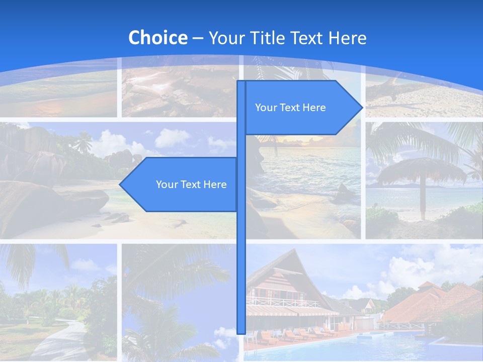 Summer Beach Collage PowerPoint Template
