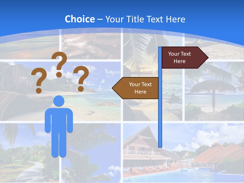 Summer Beach Collage PowerPoint Template