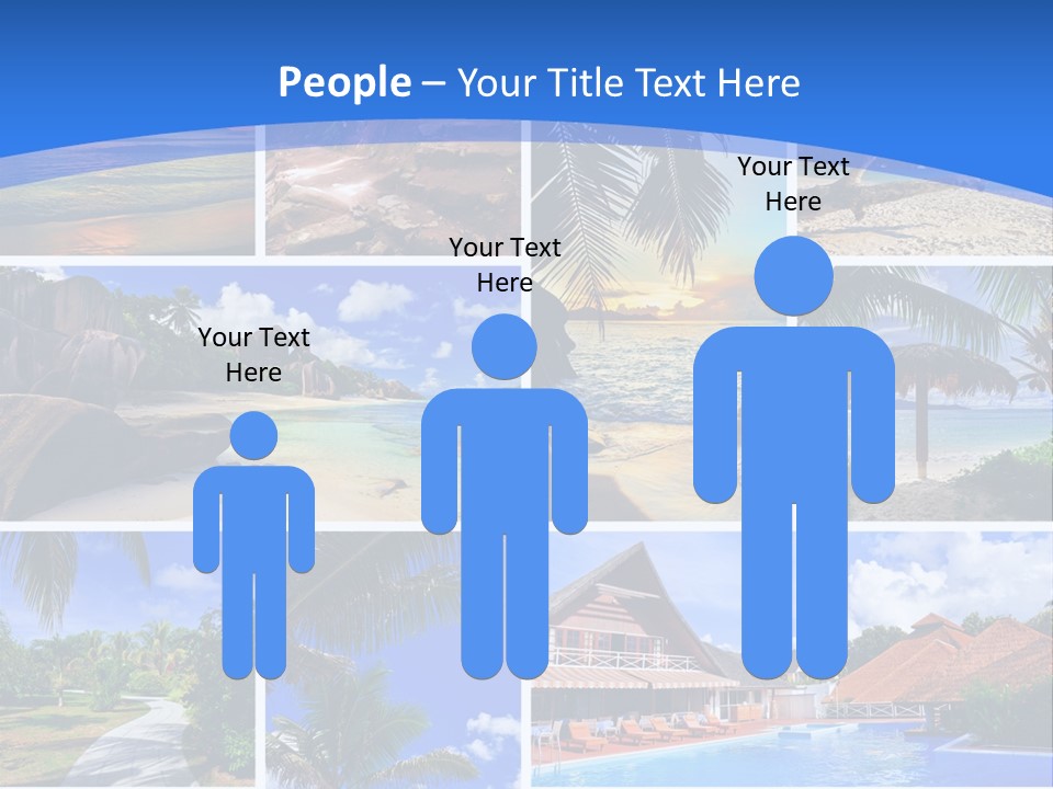 Summer Beach Collage PowerPoint Template