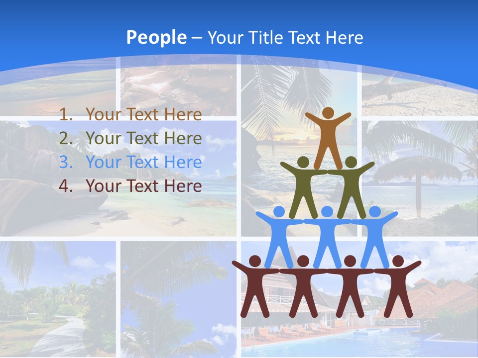 Summer Beach Collage PowerPoint Template