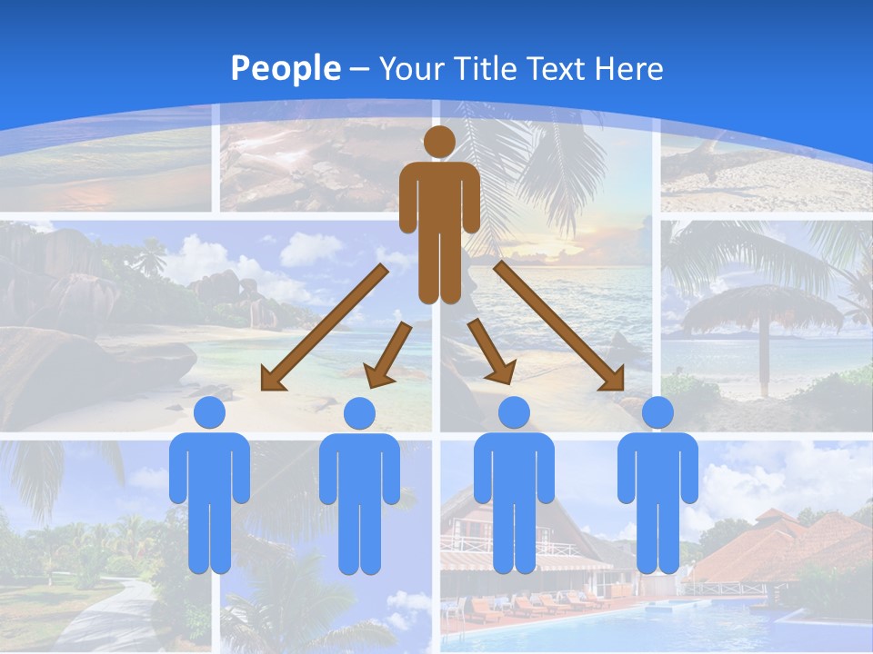 Summer Beach Collage PowerPoint Template