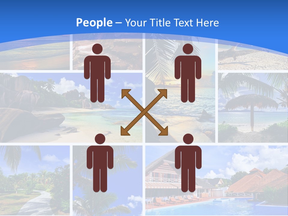 Summer Beach Collage PowerPoint Template