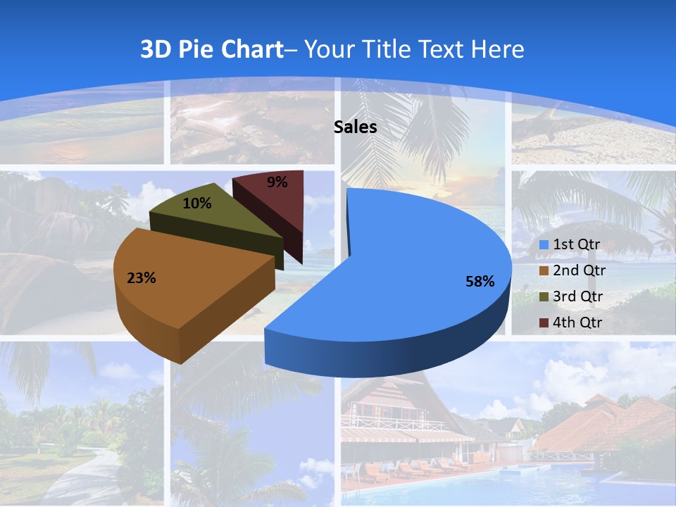Summer Beach Collage PowerPoint Template