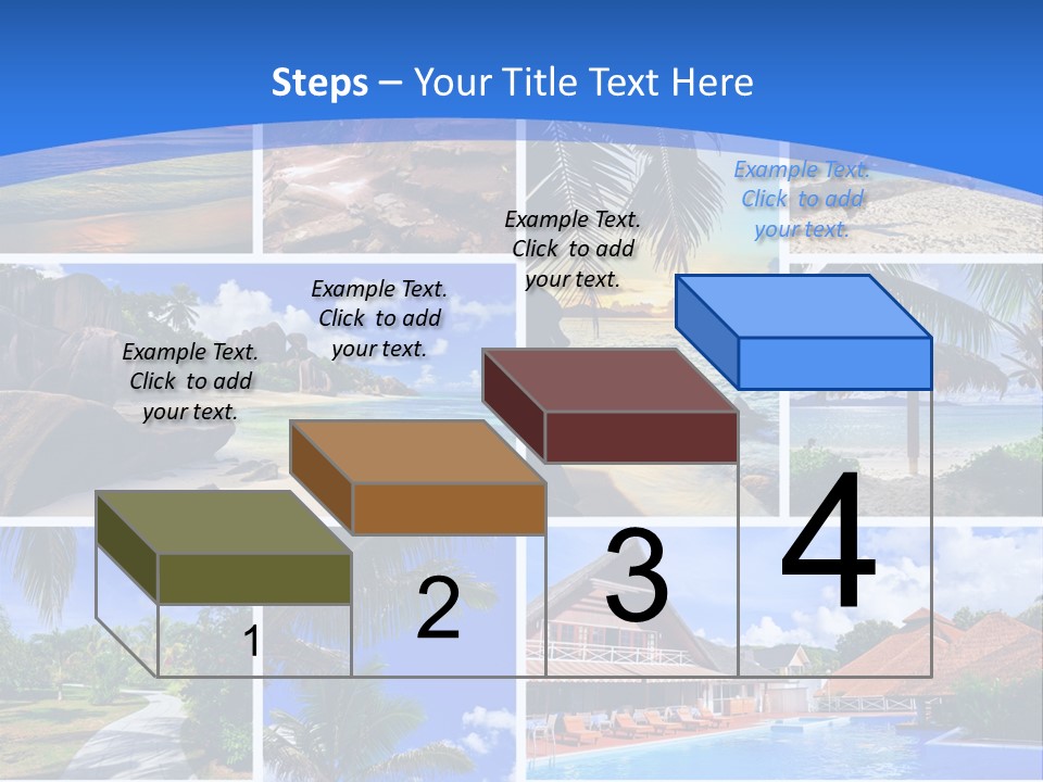 Summer Beach Collage PowerPoint Template