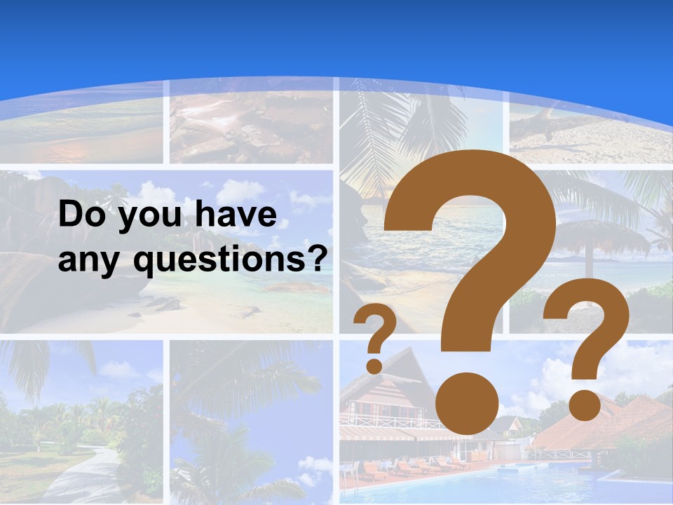 Summer Beach Collage PowerPoint Template