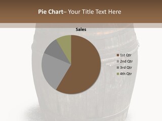 Wooden Barrel PowerPoint Template