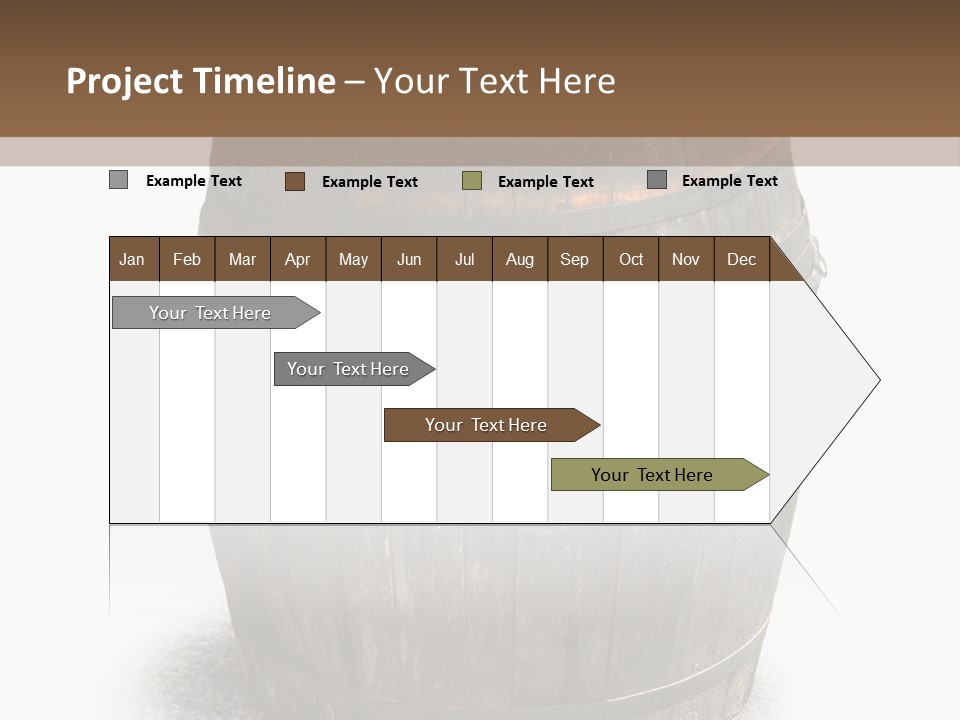 Wooden Barrel PowerPoint Template