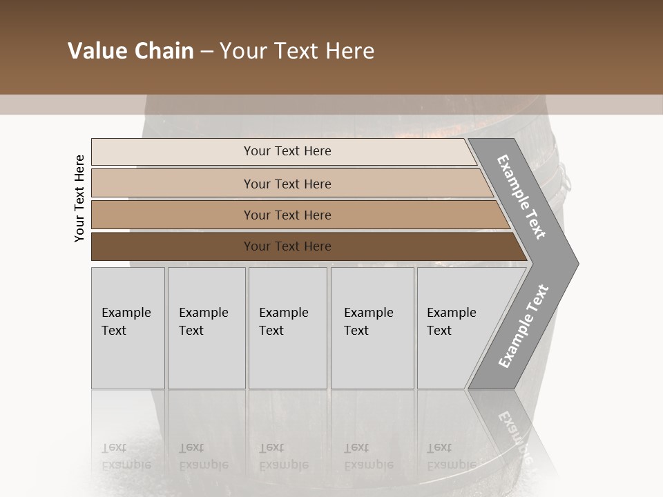 Wooden Barrel PowerPoint Template