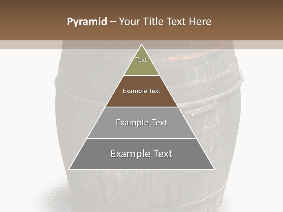 Wooden Barrel PowerPoint Template