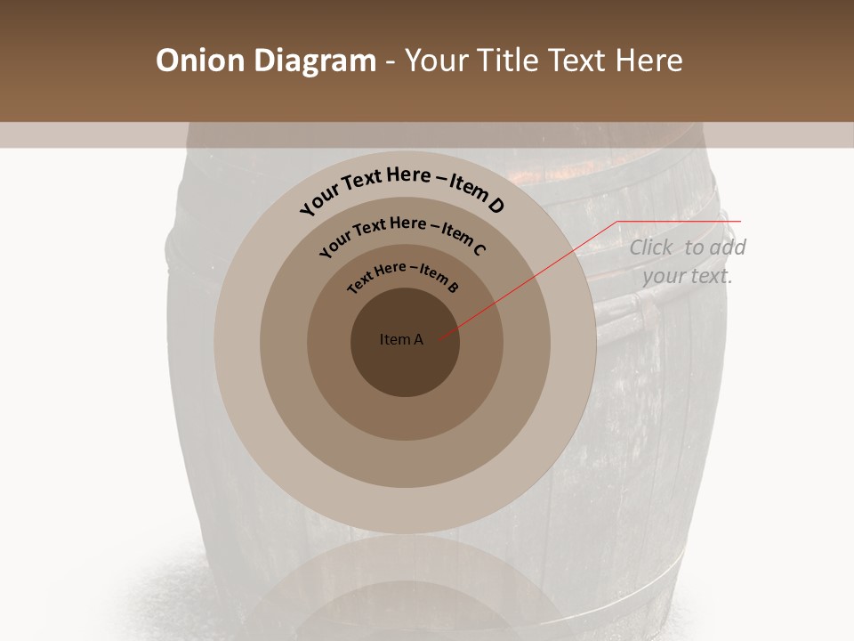 Wooden Barrel PowerPoint Template
