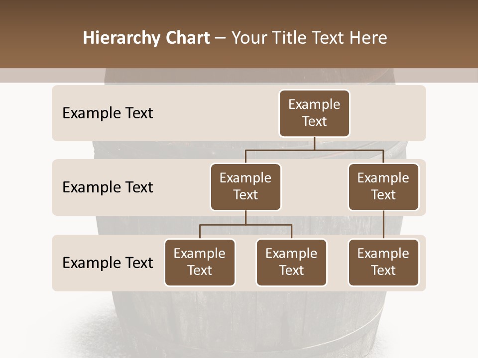 Wooden Barrel PowerPoint Template