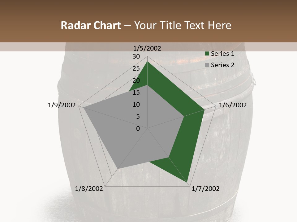 Wooden Barrel PowerPoint Template