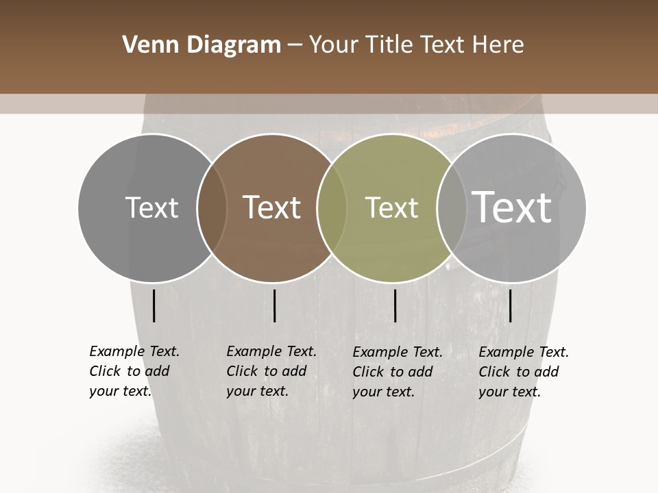 Wooden Barrel PowerPoint Template