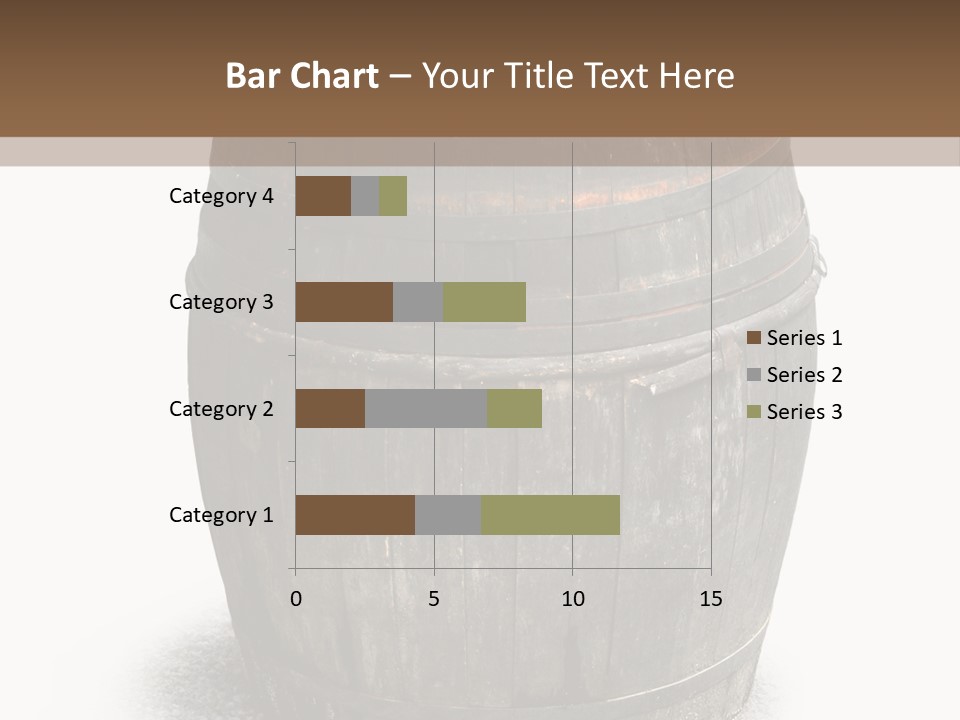 Wooden Barrel PowerPoint Template