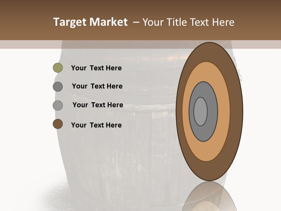 Wooden Barrel PowerPoint Template