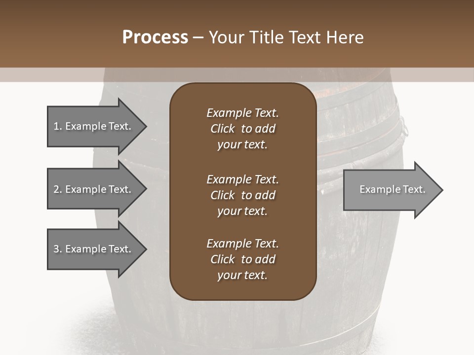 Wooden Barrel PowerPoint Template