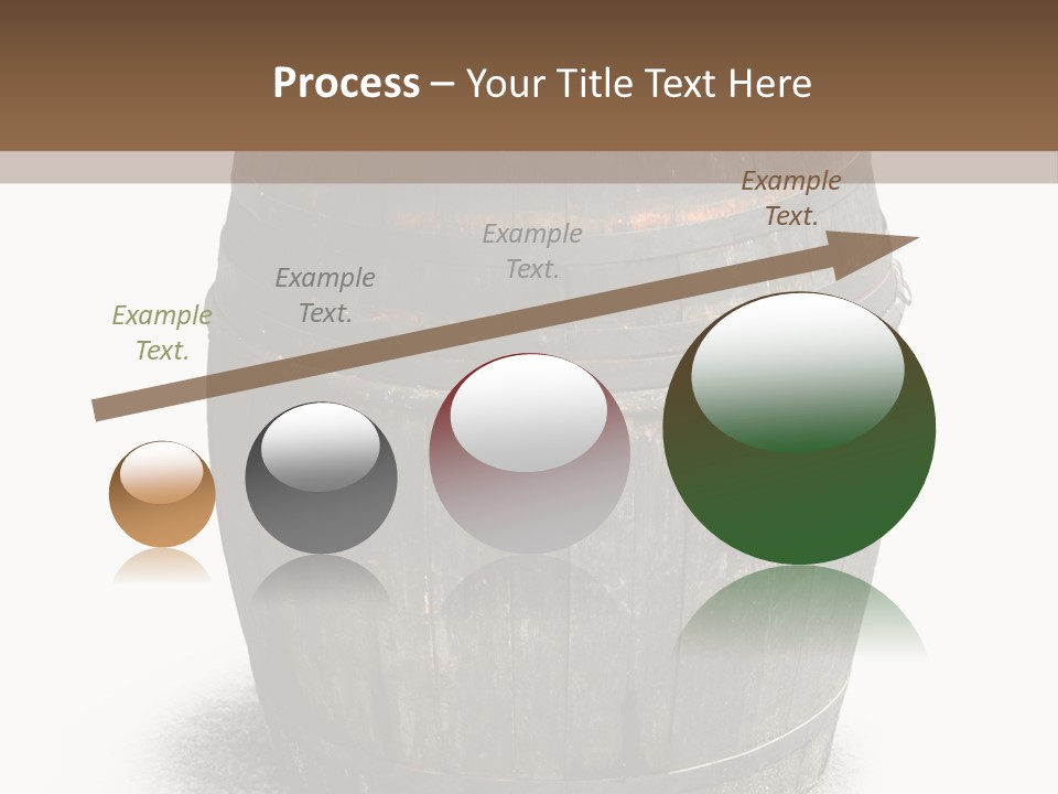 Wooden Barrel PowerPoint Template