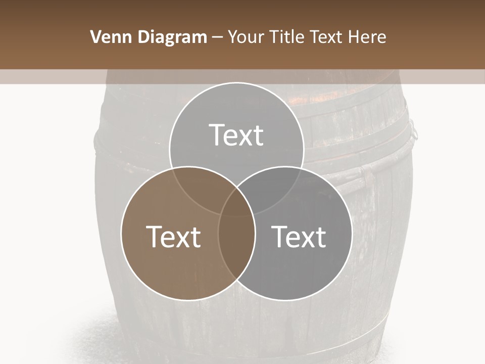 Wooden Barrel PowerPoint Template