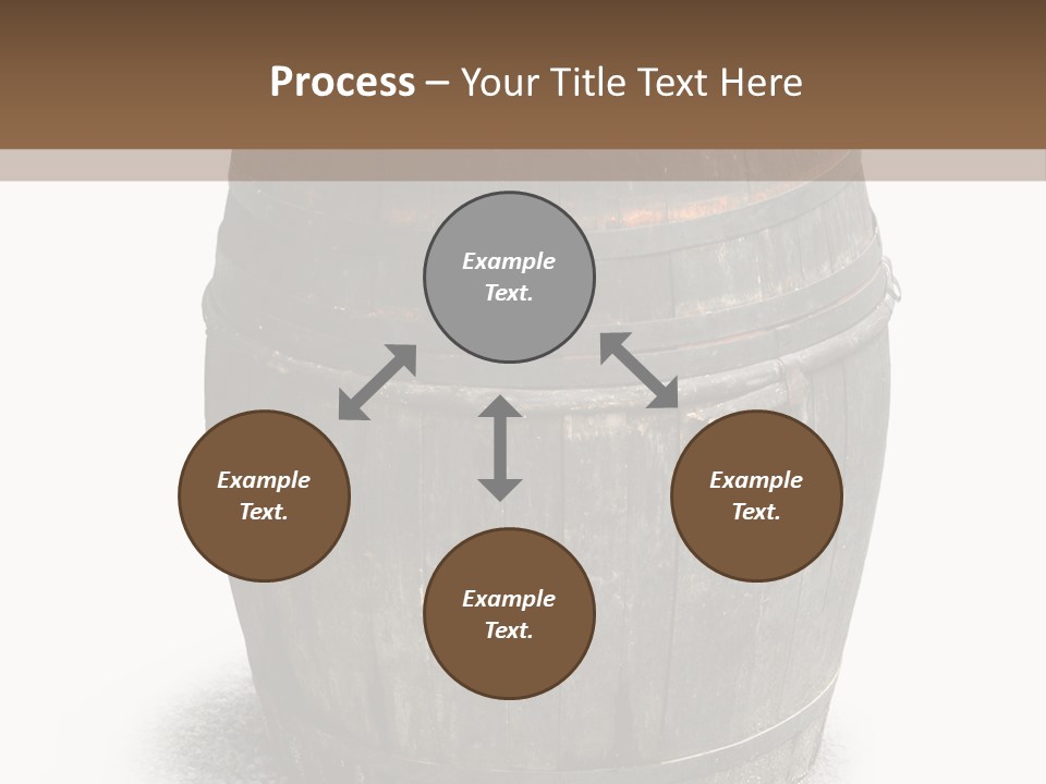 Wooden Barrel PowerPoint Template