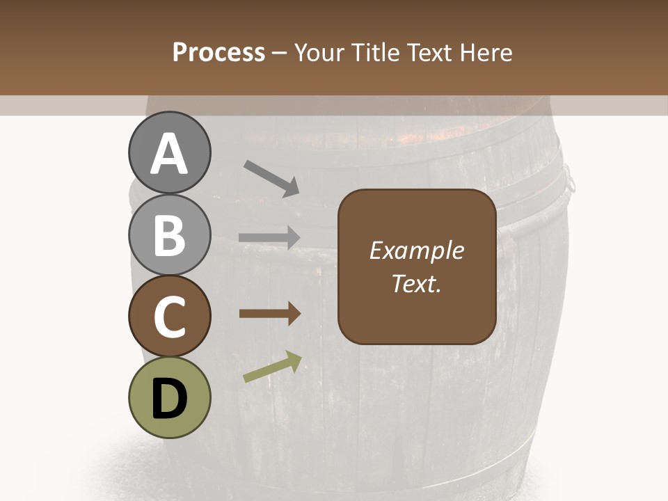 Wooden Barrel PowerPoint Template