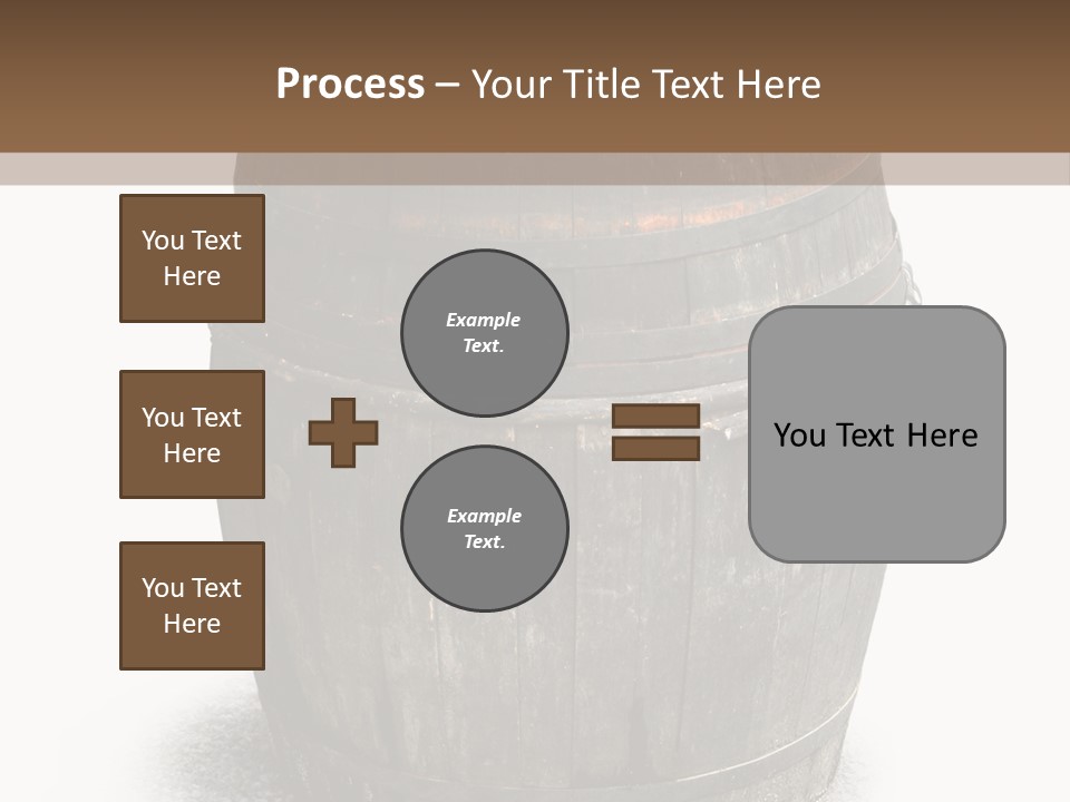 Wooden Barrel PowerPoint Template