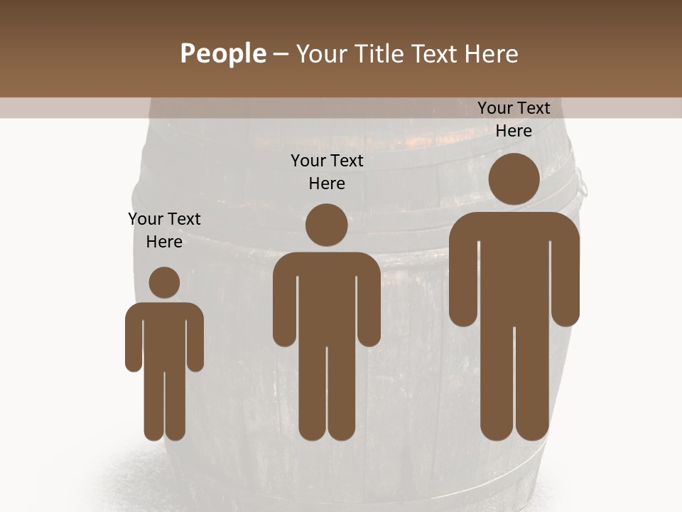 Wooden Barrel PowerPoint Template