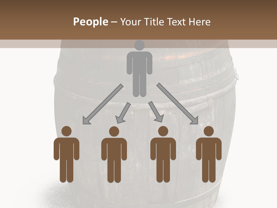 Wooden Barrel PowerPoint Template