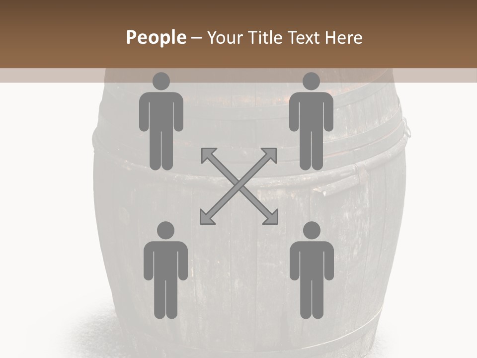 Wooden Barrel PowerPoint Template