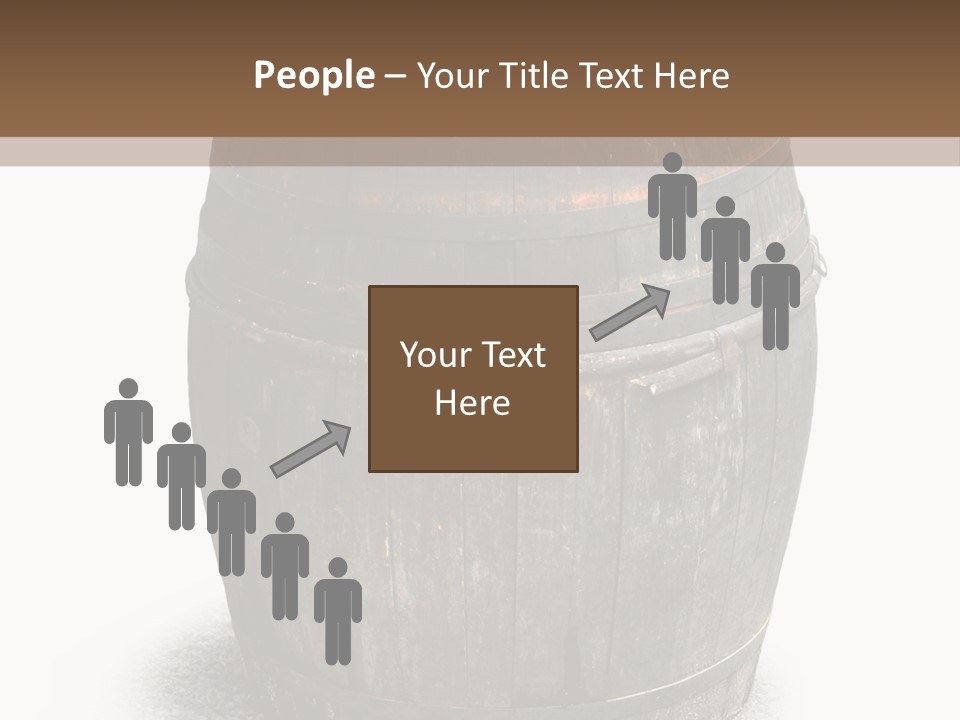 Wooden Barrel PowerPoint Template