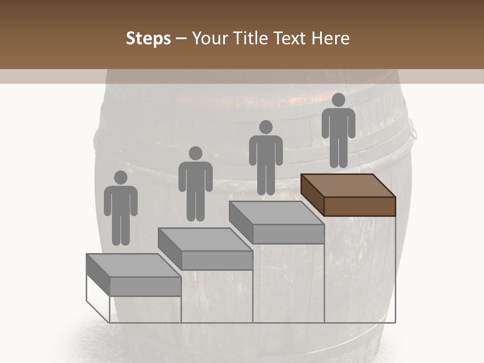 Wooden Barrel PowerPoint Template