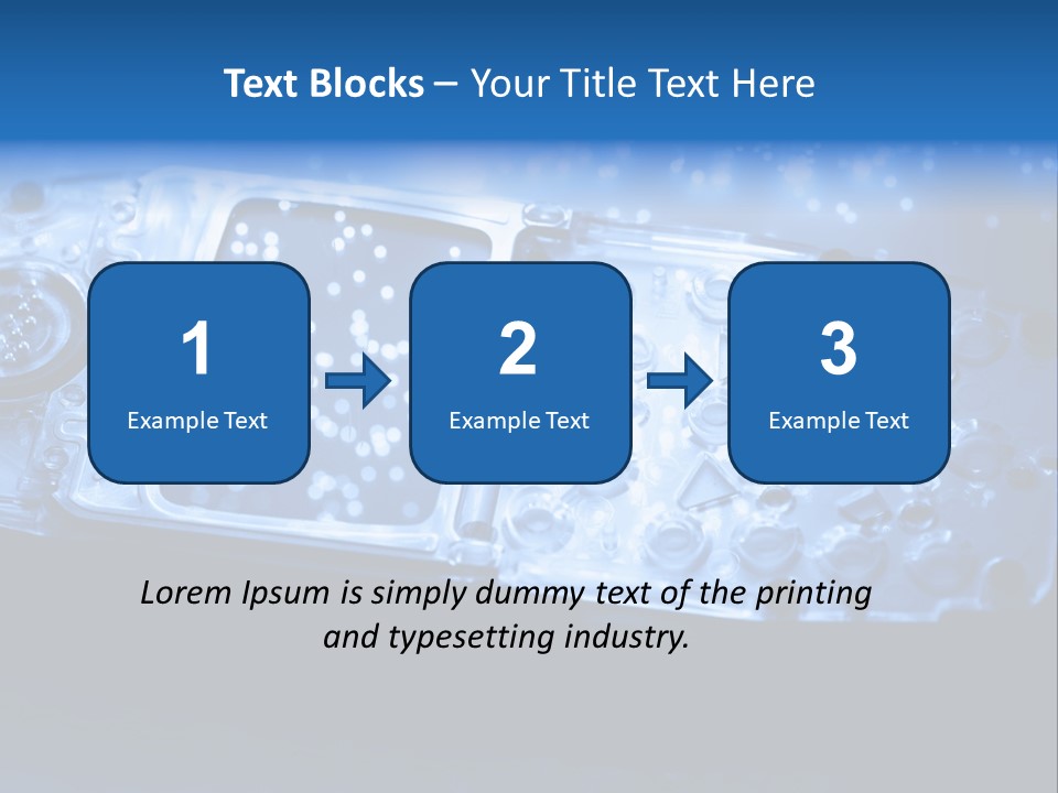 Technology Talk Electronic PowerPoint Template