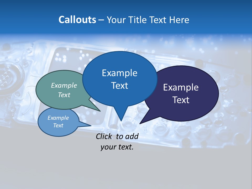 Technology Talk Electronic PowerPoint Template