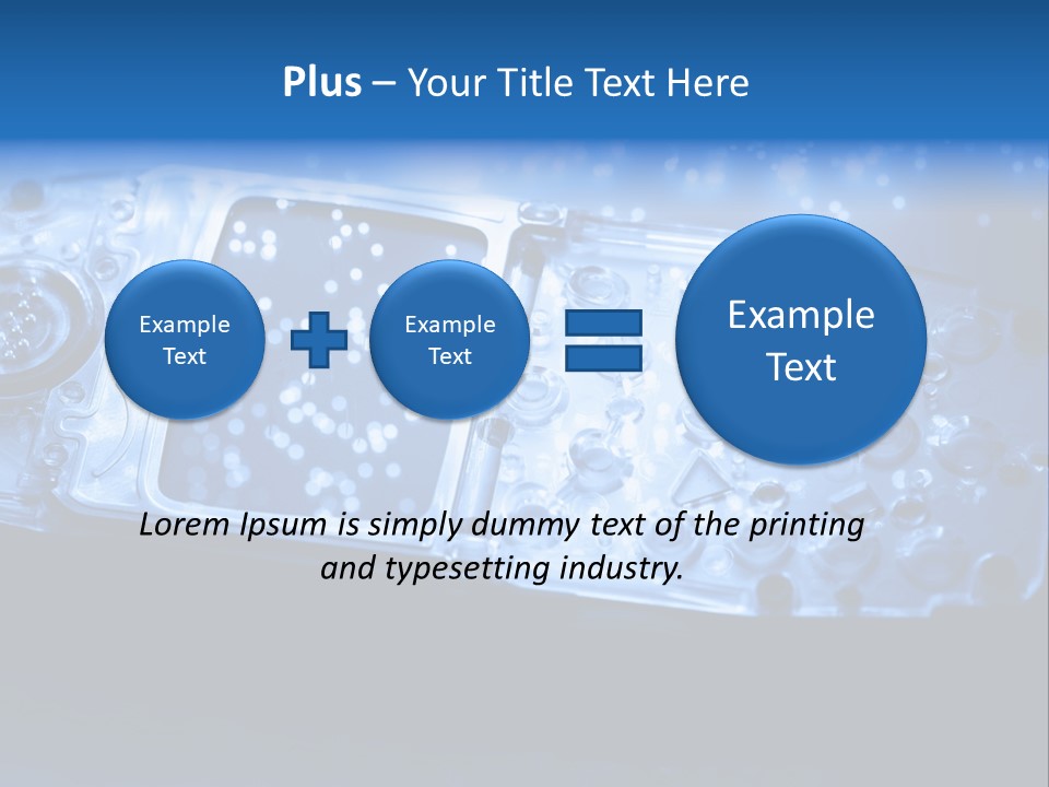 Technology Talk Electronic PowerPoint Template