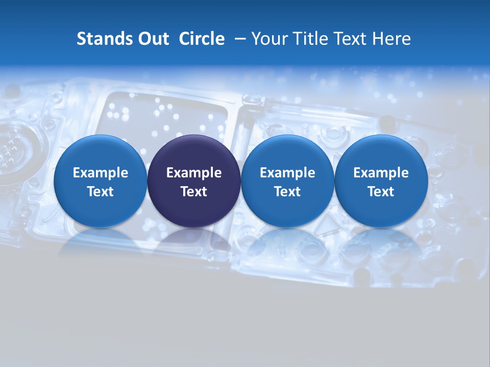 Technology Talk Electronic PowerPoint Template