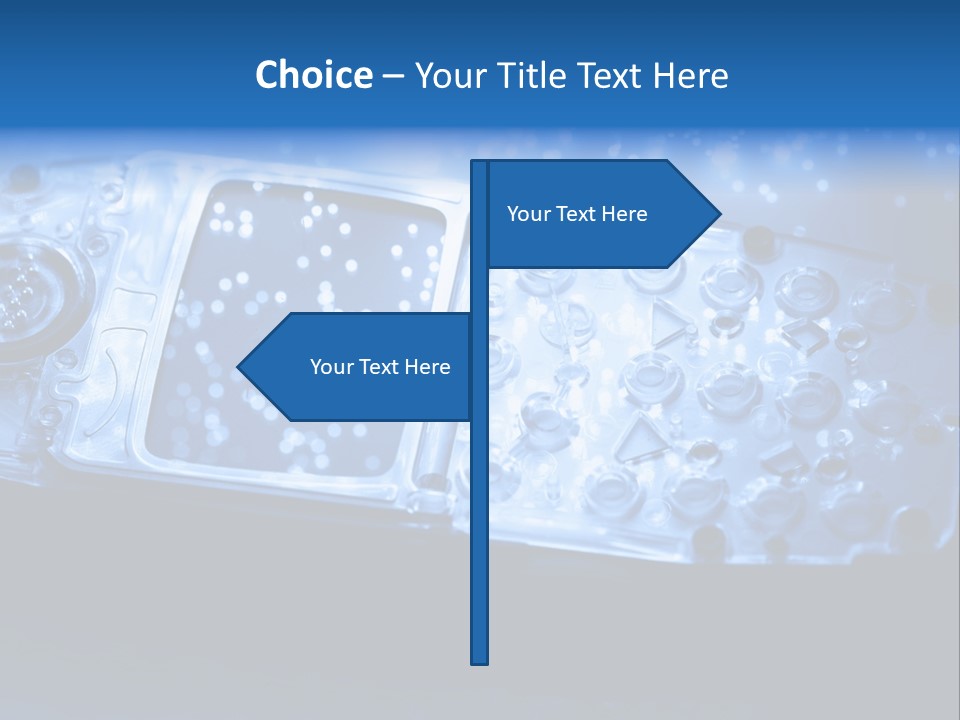Technology Talk Electronic PowerPoint Template