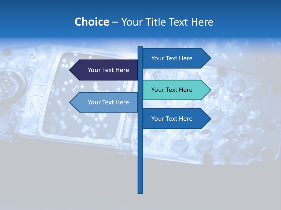 Technology Talk Electronic PowerPoint Template