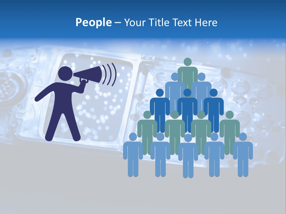 Technology Talk Electronic PowerPoint Template