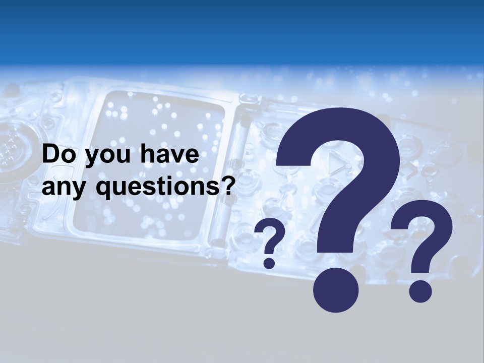 Technology Talk Electronic PowerPoint Template