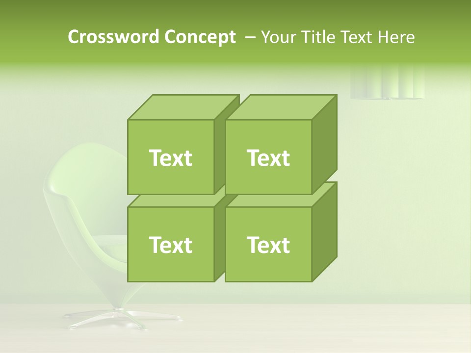 Interior Design Sofa PowerPoint Template