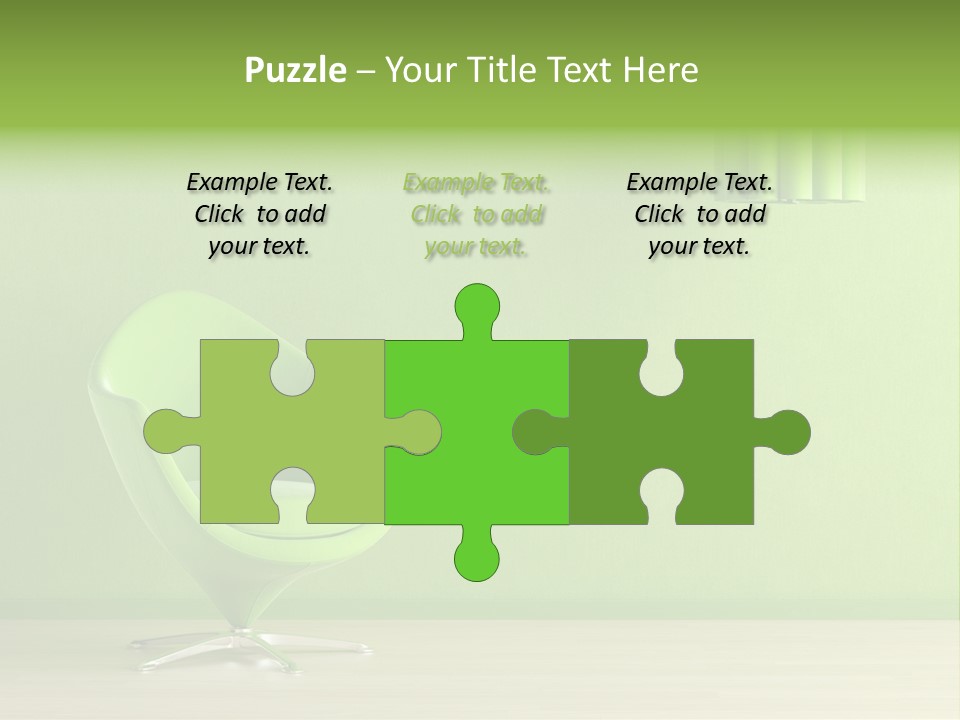 Interior Design Sofa PowerPoint Template