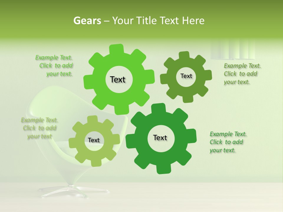 Interior Design Sofa PowerPoint Template