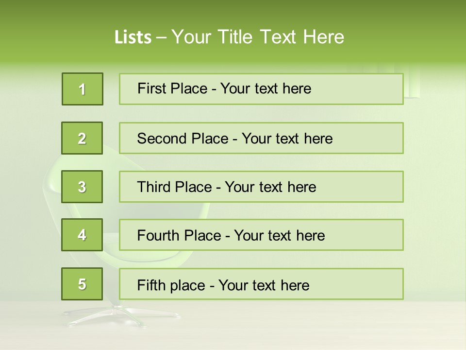 Interior Design Sofa PowerPoint Template