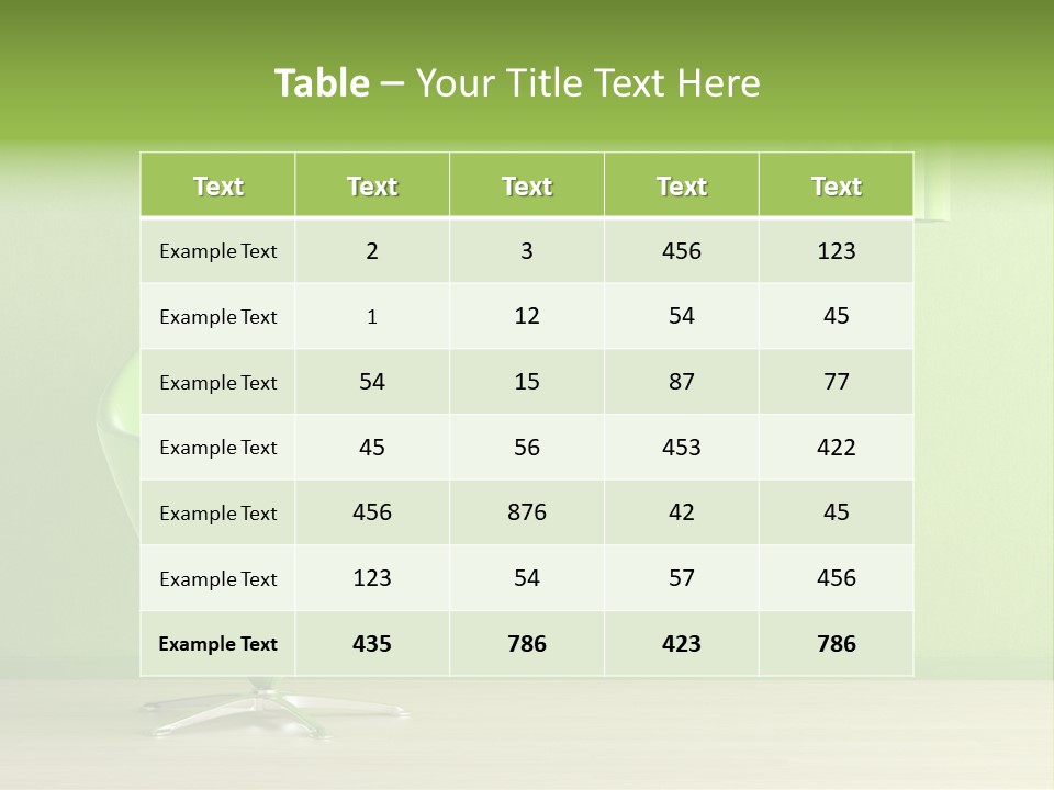 Interior Design Sofa PowerPoint Template