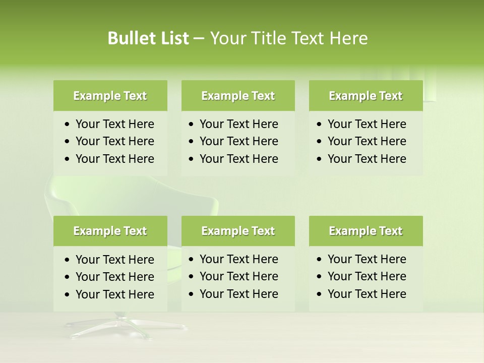 Interior Design Sofa PowerPoint Template