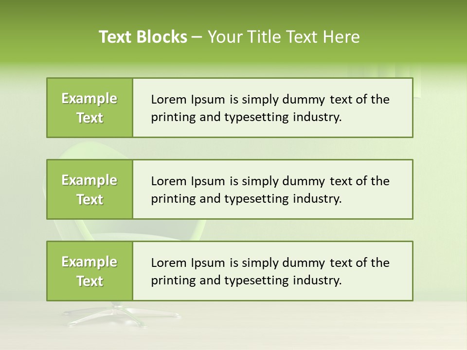 Interior Design Sofa PowerPoint Template