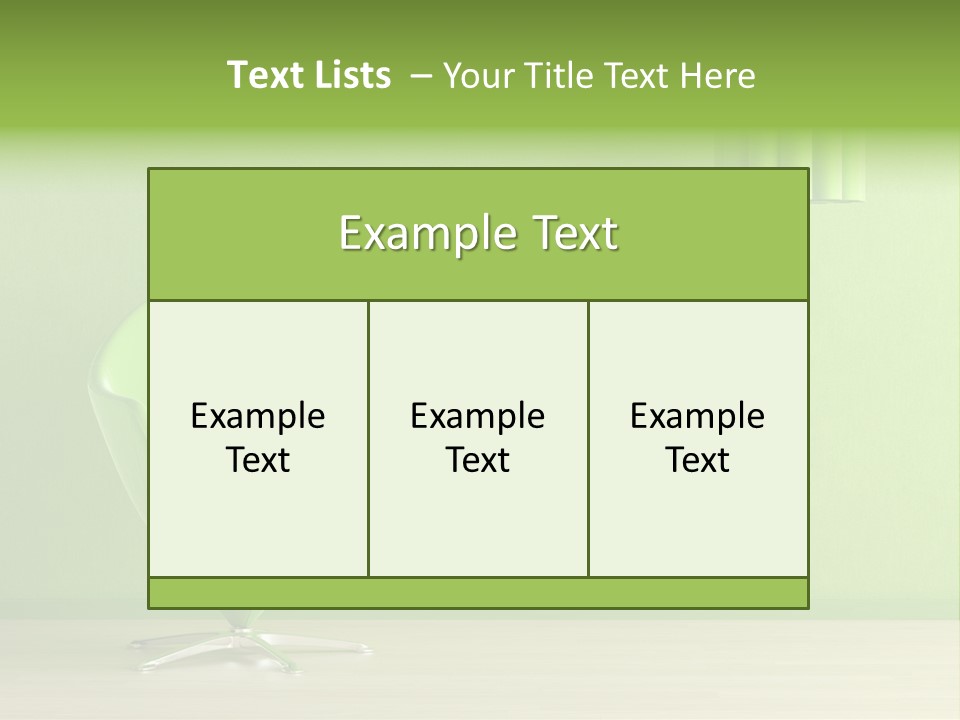 Interior Design Sofa PowerPoint Template