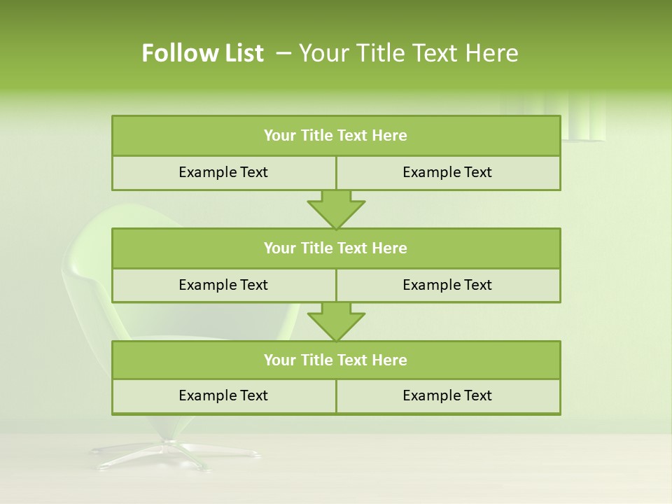 Interior Design Sofa PowerPoint Template